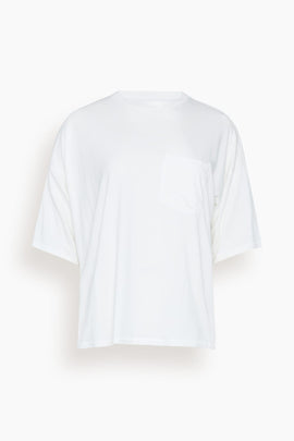 The Boxy Tee in White