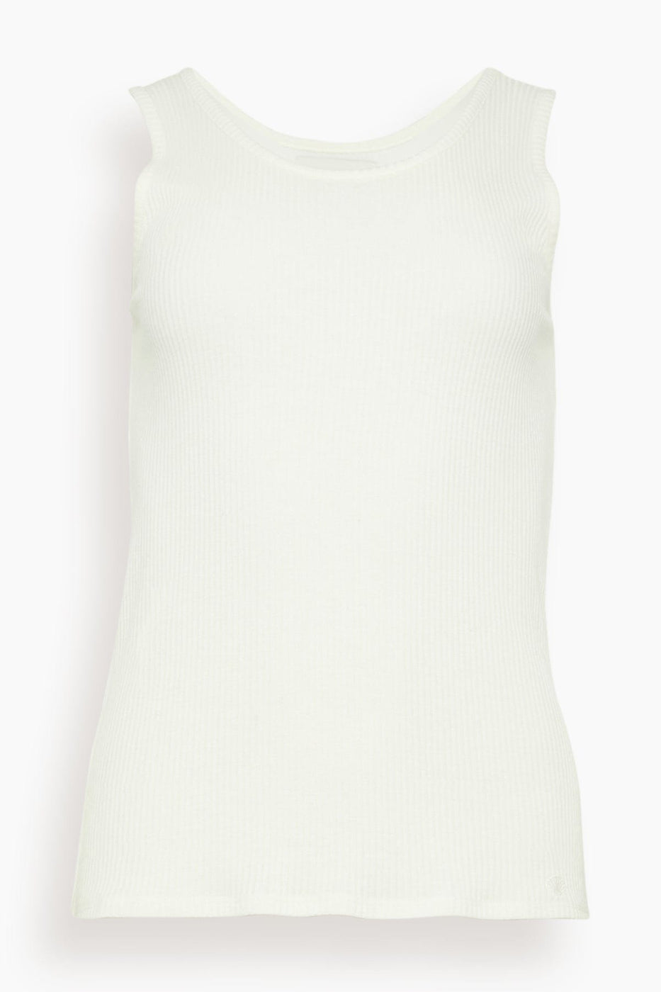 Loulou Studio Tops Alicudi Tank Top in Ivory Alicudi Tank Top in Ivory