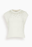 Simkhai Candra Vest in Ivory
