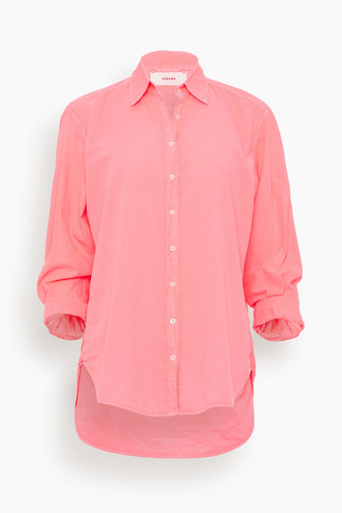 Xirena Tops Beau Shirt in Neon Pink