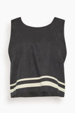 Xirena Leni Top in Black Linen