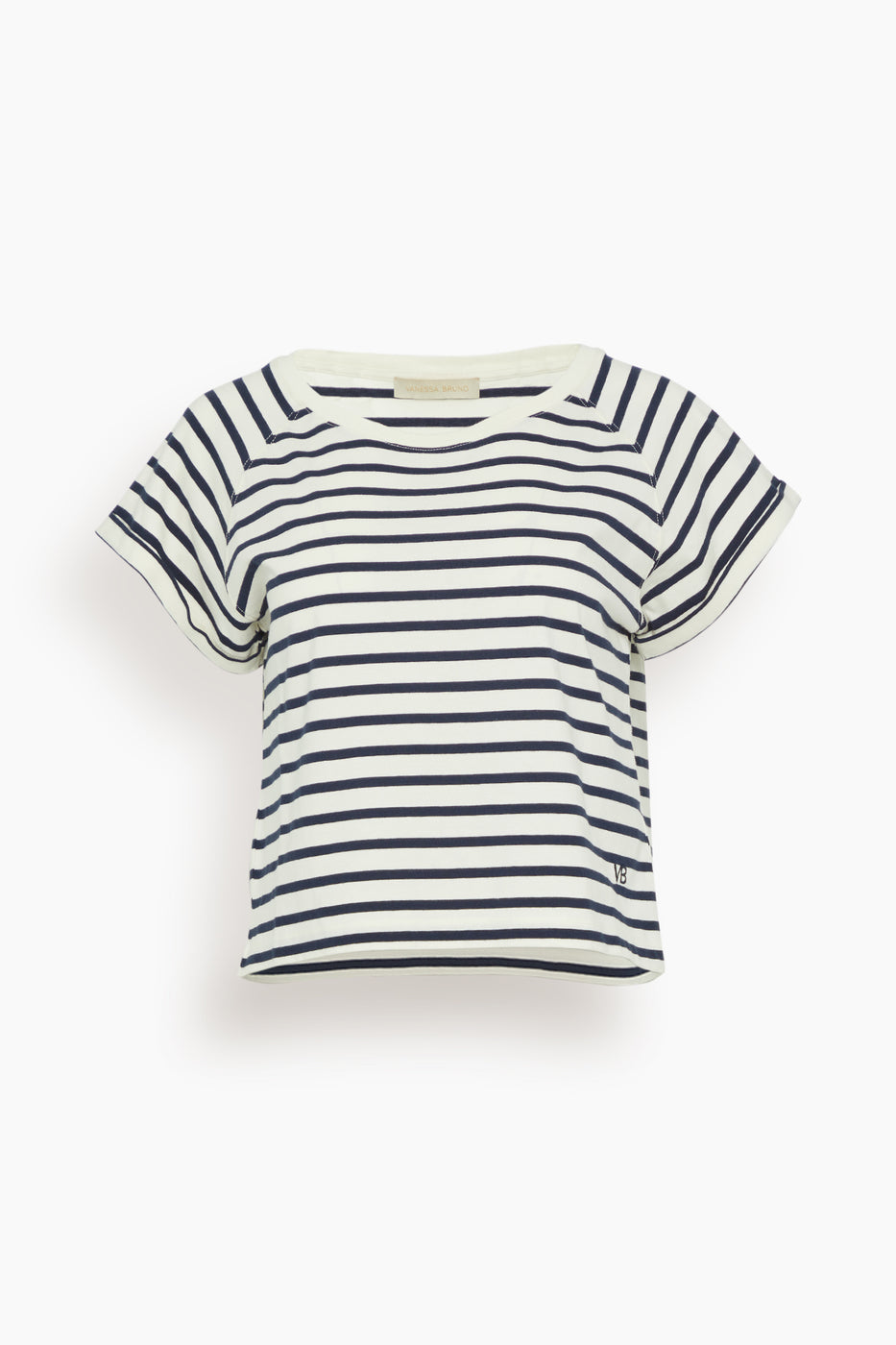 Dinard Top in Ecru/Marine