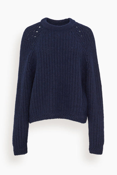 Landrey Sweater in Navy Blue