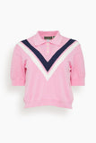 Tanya Taylor Camilla Top in Begonia Pink