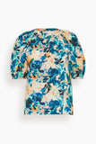 Ulla Johnson Tops Vienne Blouse in Delphinium Ulla Johnson Vienne Blouse in Delphinium