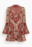 Alemais Kenny Mini Dress in Red
