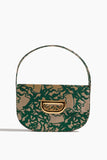 Destree Top Handle Bags Martin M Jewel Jacquard Handbag in Beige/Forest