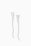 Stoned Fine Jewelry Diamond Shoulder Duster Earrings in 18k White Gold