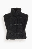 Isabel Marant Alisa Vest in Black