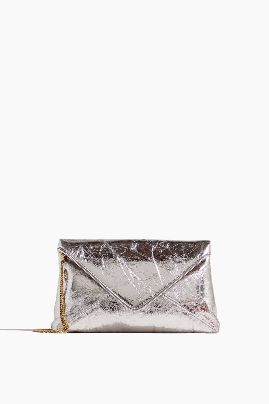 Dries Van Noten Clutches Envelope Large Bag in Silver Dries Van Noten Envelope Large Bag in Silver