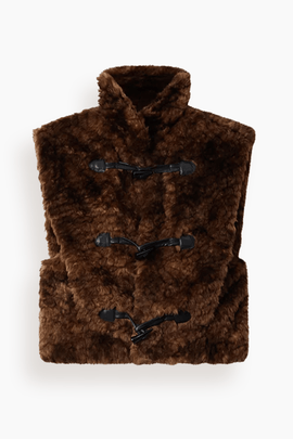 Jocya Vest in Brown