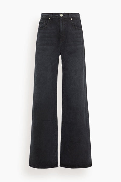 The Callan Wide Leg Pant in Vintage Black