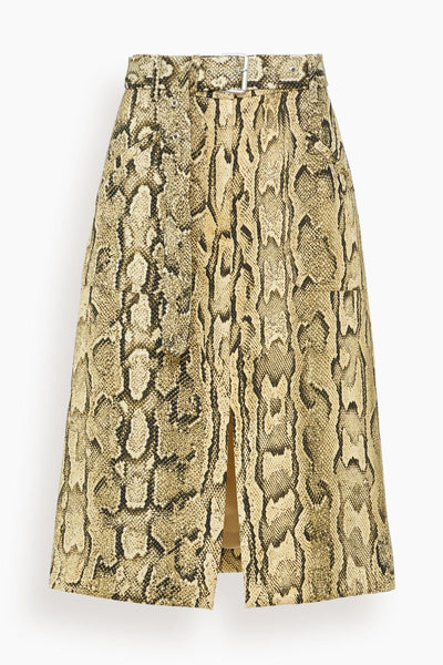 スカート Dries Van Noten Sheraz Skirt With Jacquard Snake Print Dries Van Noten sheraz Skirt With Jacquard Snake Print Dries