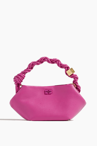Ganni Top Handle Bags Bou Bag Mini in Shocking Pink