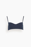 Ulla Johnson Swimwear Zahara Bikini Top in Midnight