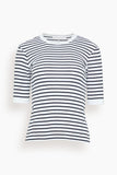 Maria McManus Baby Tee in Navy/White Stripe