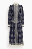 Alemais Banderrra Shirtdress in Ink
