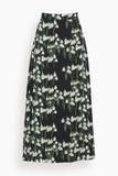 Bernadette Skirts Leanne Midi Skirt in Snowdrop Black Bernadette Leanne Midi Skirt in Snowdrop Black