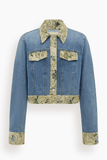 Alemais Marcel Denim Jacket in Indigo