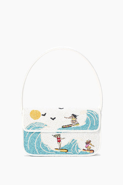 Tommy Beaded Bag in Surf Babes