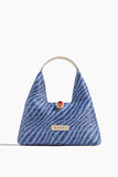 Marni Trapeze Mini Top Handle Bag in Vivid Blue