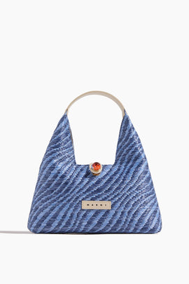 Trapeze Mini Top Handle Bag in Vivid Blue
