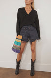 Loulou Studio Sweaters Sage Deep V-Neck Sweater in Black Loulou Studio Sage Deep V-Neck Sweater in Black