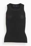 Proenza Schouler Tops Roberts Rib Top in Black Roberts Rib Top in Black