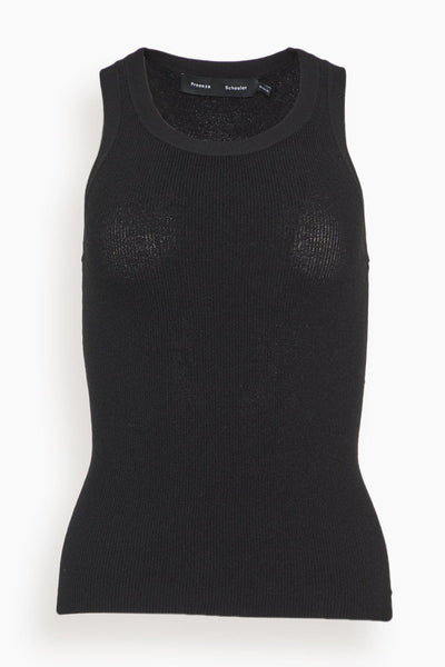 Roberts Rib Top in Black