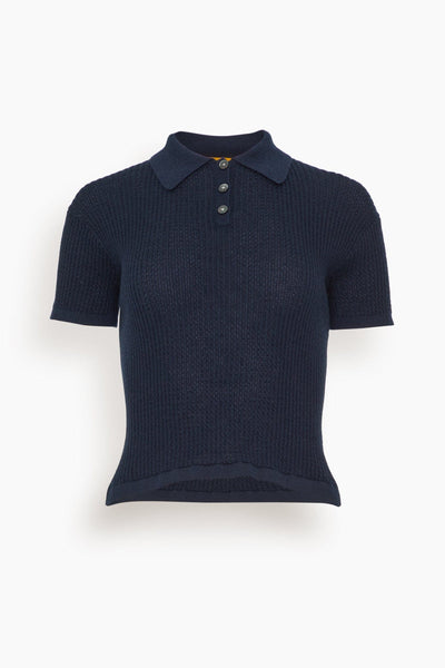 Shrunken Polo in Midnight