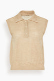 Hampden Clothing Pola Vest in Brown