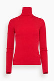 Isabel Marant Hafza Turtlneck Knit in Red
