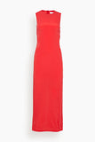 Rosetta Getty Dresses Fitted Sheath Dress in Red Fitted Sheath Dress in Red