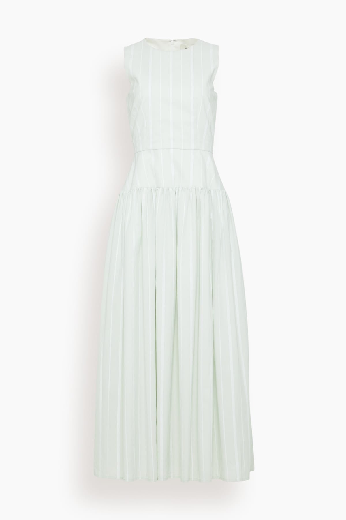 Loulou de Saison Ama Structured Maxi Dress, White, Women's, 34
