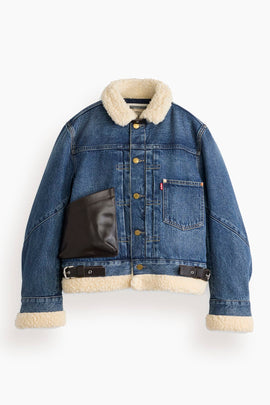 Levis Sherpa Jacket in Blue