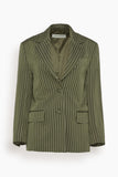 Dries Van Noten Birdys Jacket in Khaki