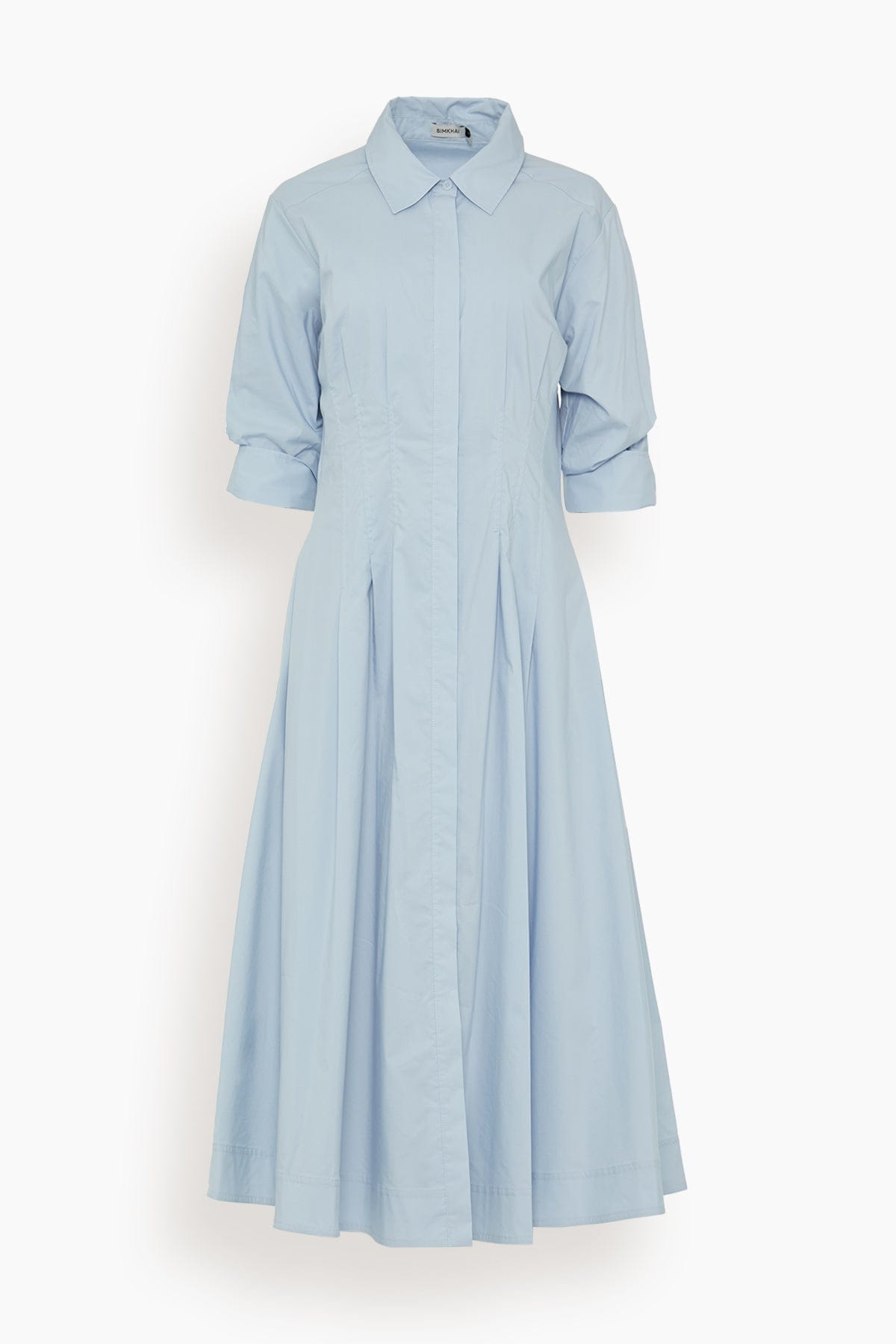 Simkhai Jazz Pintuck Midi Dress in Periwinkle Sky (TS) Hampden Clothing Simkhai Jazz Pintuck Midi Dress in Periwinkle Sky (TS) Hampden Clothing
