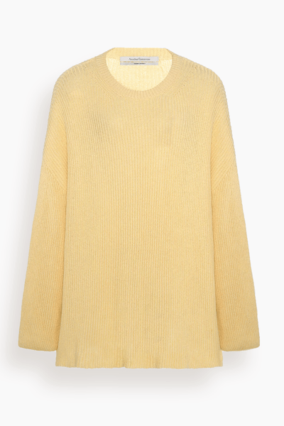 Draped Crew Knit in Sun