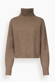 Loulou de Saison Jonah Turtleneck Sweater in Nutmeg