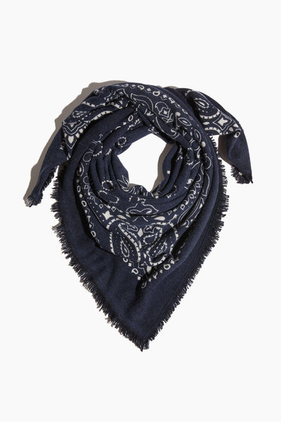 Hachiko Bandana in Marine Fonce