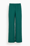Maria McManus Wide Leg Pull On Pant in Emerald
