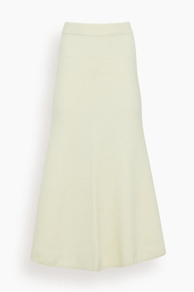 Marta Boucle Skirt in Ivory