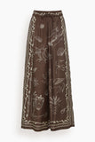 Alemais Pants Sammy Silk Pant in Chocolate Alemais Sammy Silk Pant in Chocolate