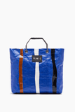 Plan C Shopping Bag in Blue White Black