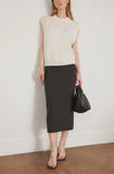 Loulou Studio Tops Mari Sleeveless Boxy Top in Ivory Loulou Studio Mari Sleeveless Boxy Top in Ivory
