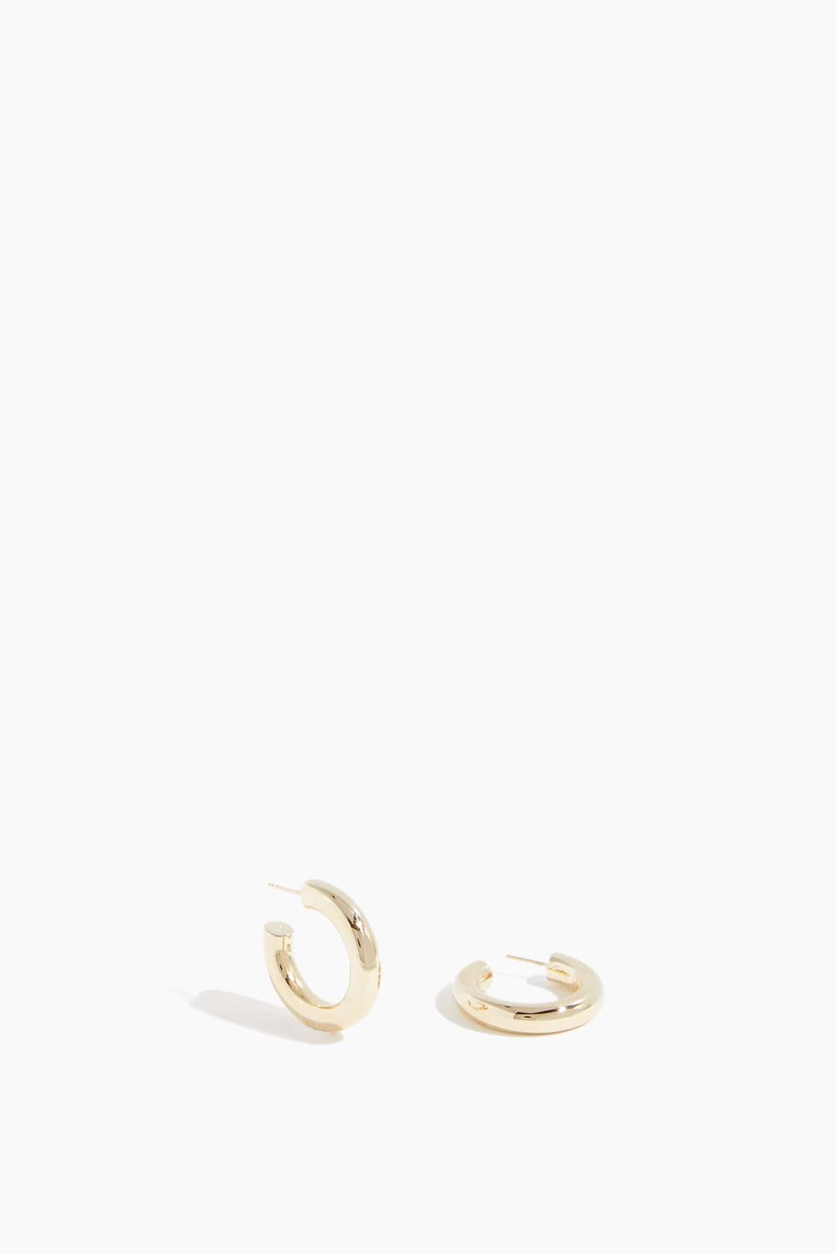 Jennifer Fisher Earrings Natasha Huggies in 10K Yellow Gold