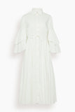 Rosie Assoulin Fiesta Shirt Dress in White