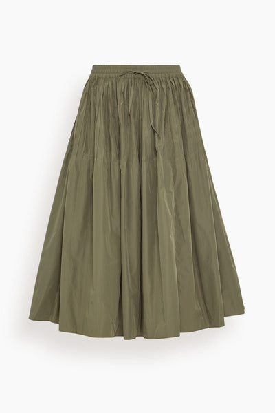 Eva Midi Skirt in Olive