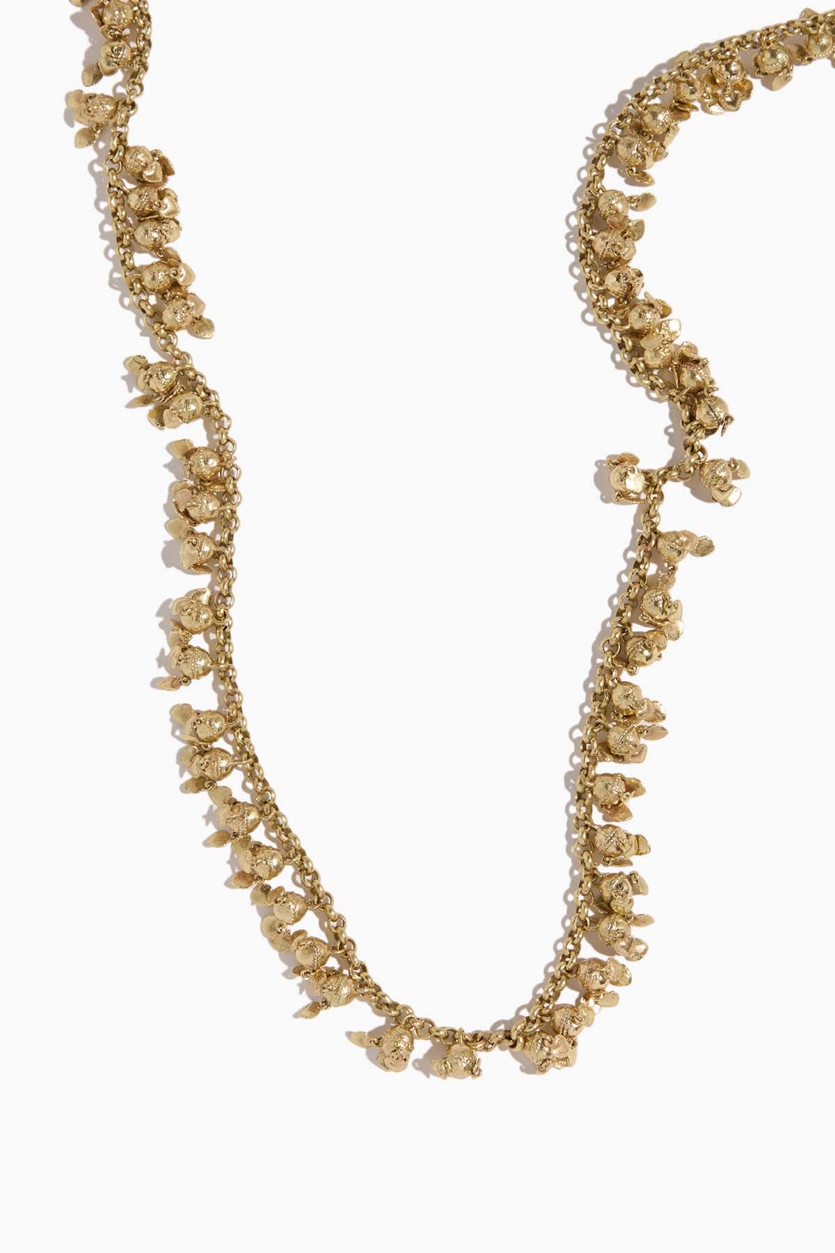 Alemais Le Jardin Heart Long Necklace in Gold