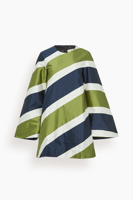 Rockford Dress in Matcha/Navy/Ivory